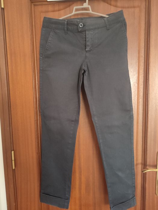 Vendo calças de senhora de cor azul