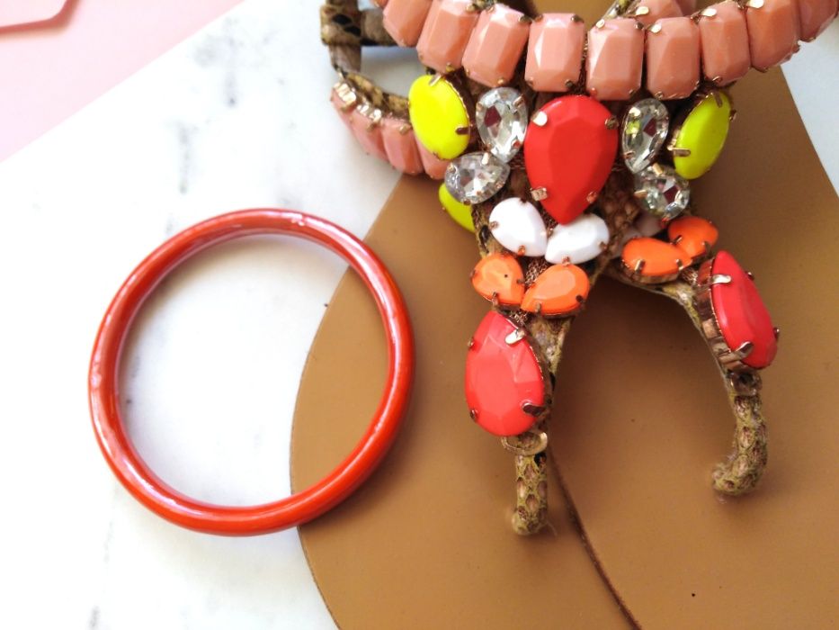 Cosmoparis Biżuteryjne skóra sandały z kryształkami style Saint-Tropez