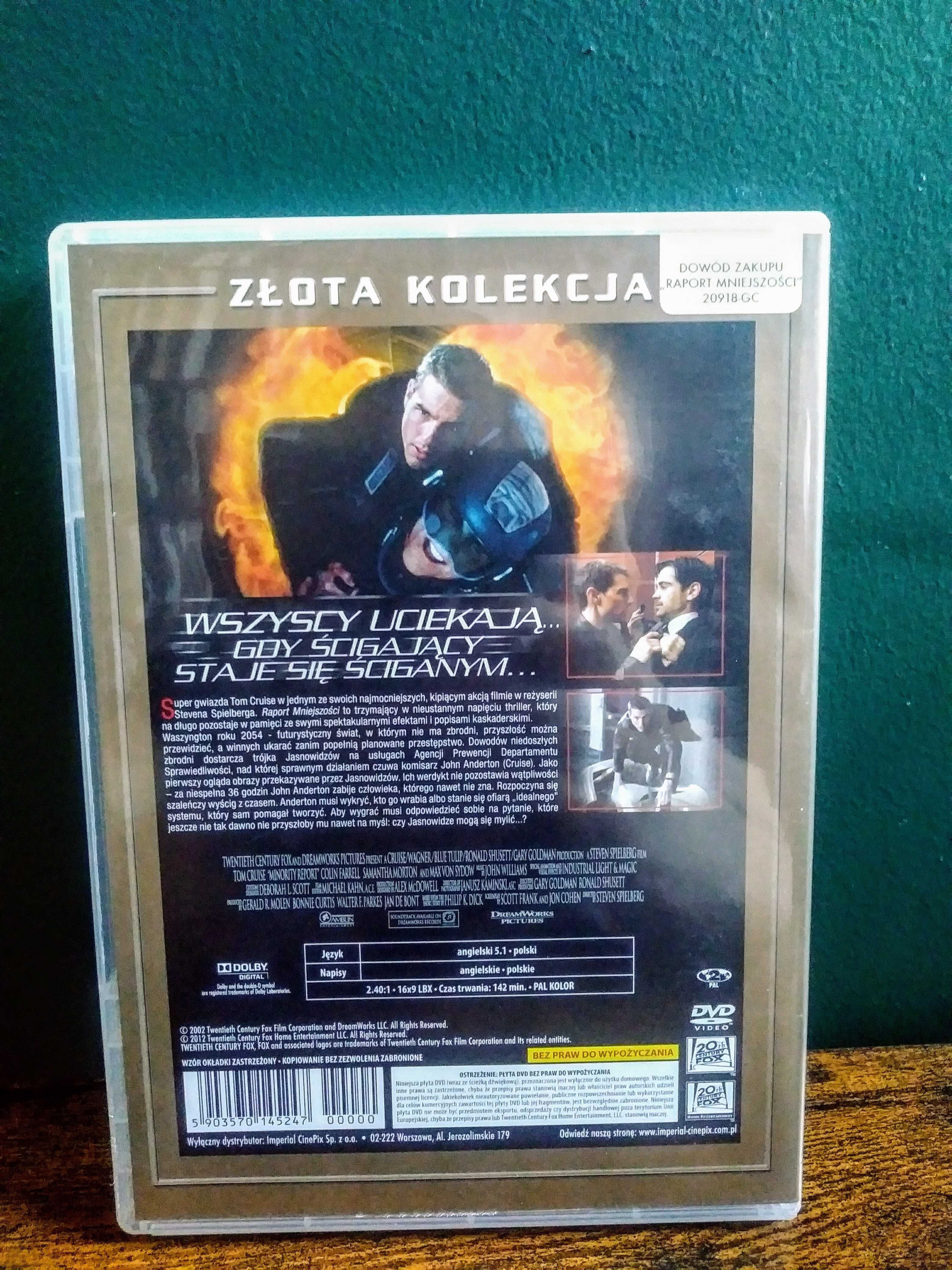 Raport mniejszości na DVD