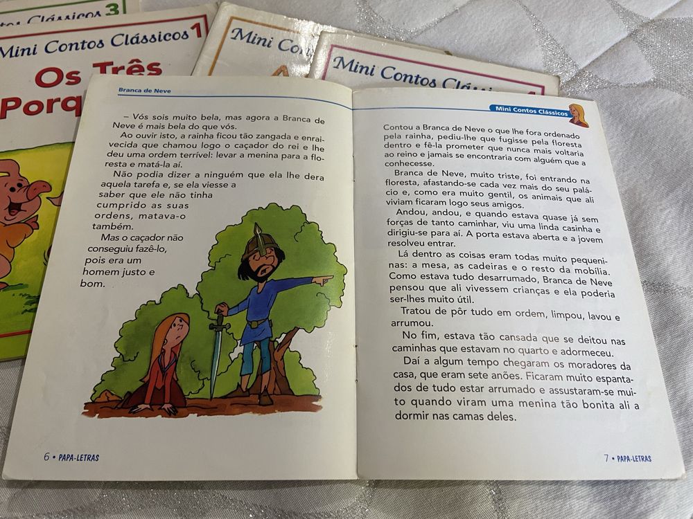 Livros da coleção “Mini Contos Clássicos”