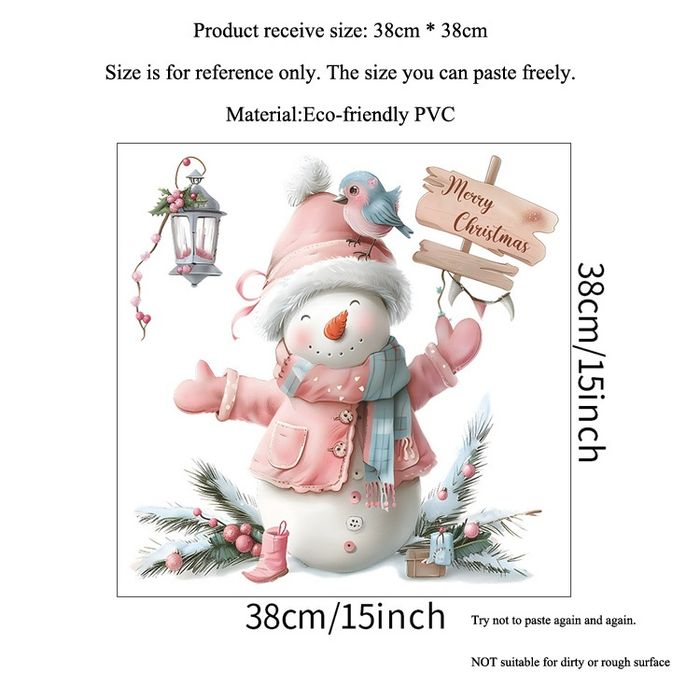 Новорічні наклейки на вікна