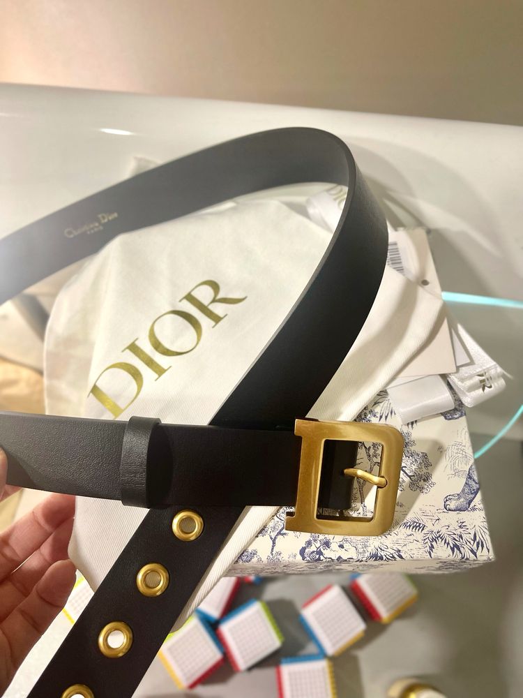 Christian Dior ремінь шкіряний пояс ремень жіночий на пояс