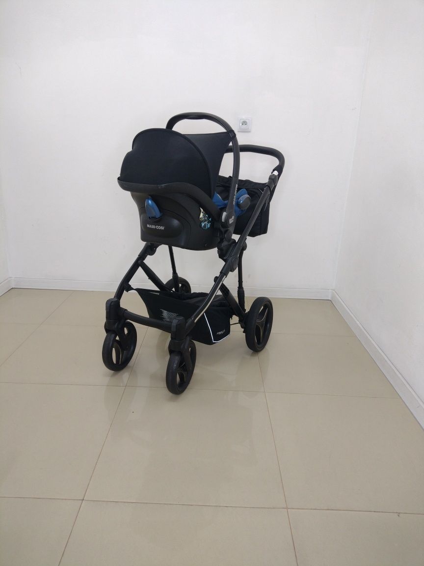Wysyłka/odbiór wózek 3w1 Bebetto Pascal+ Maxi Cosi cabriofix