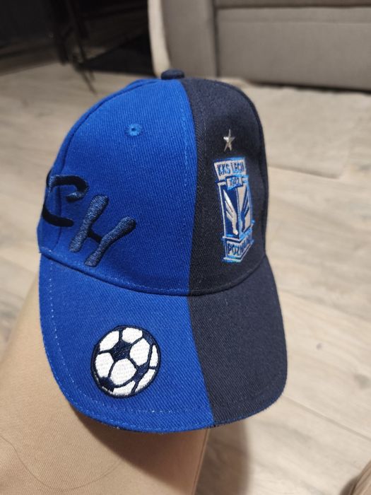 Czapka z daszkiem, LECH POZNAŃ, dla chłopca, regulowana, stan idealny