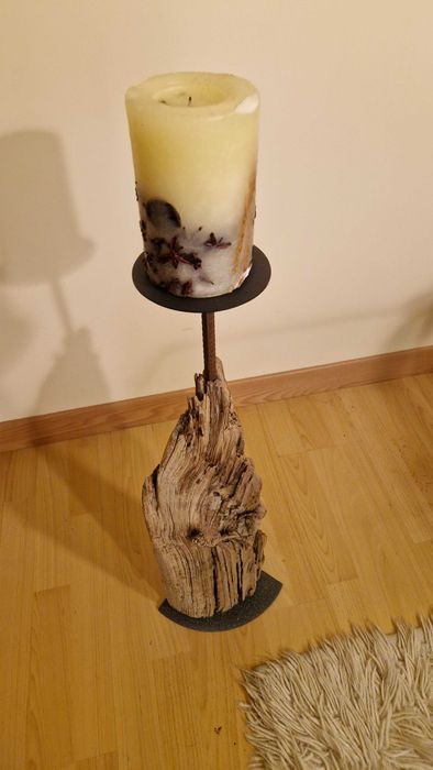 Castiçal feito à mão