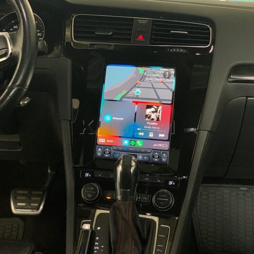 Rádio VW Golf VII Android 13 "Tipo Tesla" (Novo)