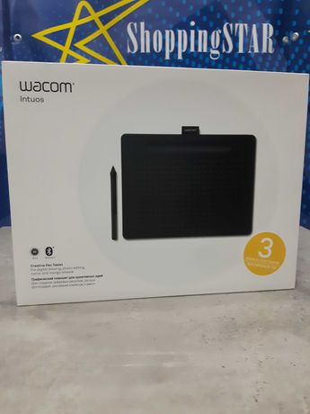 Графічний планшет Wacom Intuos M Bluetooth Black/Pistachio Гарантія!
