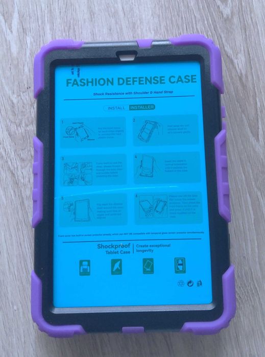 Pancerne etui case obudowa do Samsung A 8.4 T307 fioletowe