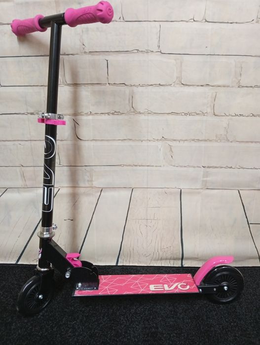 Hulajnoga EVO inline scooter różowa do 50 kg