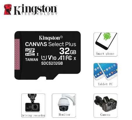 Карты памяти Kingston microSD 32GB 64GB 128GB Class 10 32 Гб 64 Гб 128