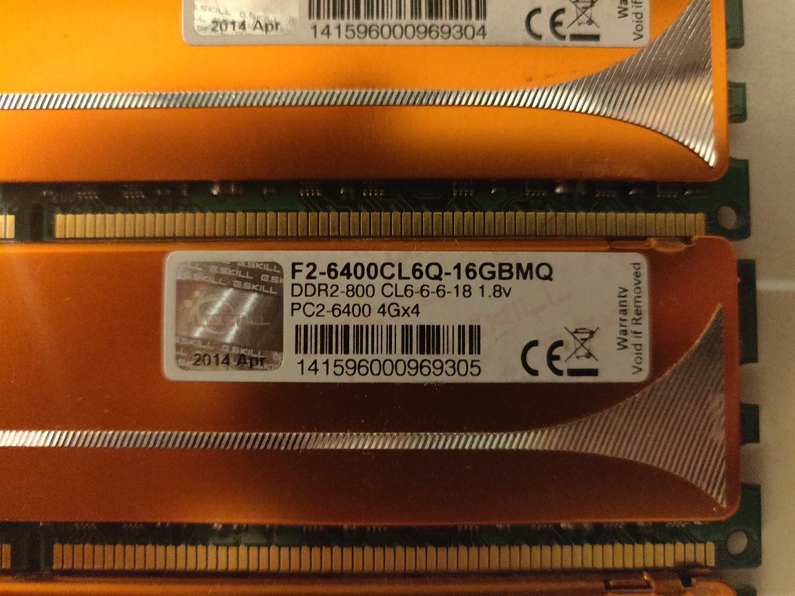 Pamięć RAM DDR2 4x4GB 800 MHz CL6 GSKILL