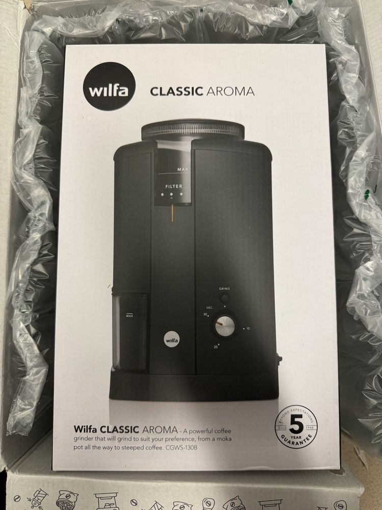 Nowy młynek automatyczny Wilfa CLASSIC AROMA Wilfa Svart CGWS-130B