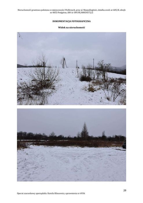 Sprzedam działkę w Wałbrzychu (Podgórze)