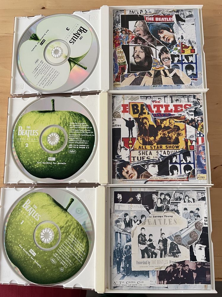 The Beatles Anthology - volume 1, 2 e 3