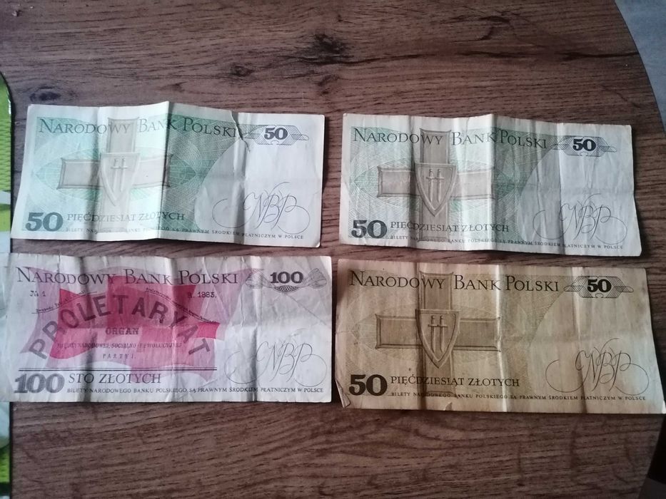 Banknoty PRL  1986 i 1988