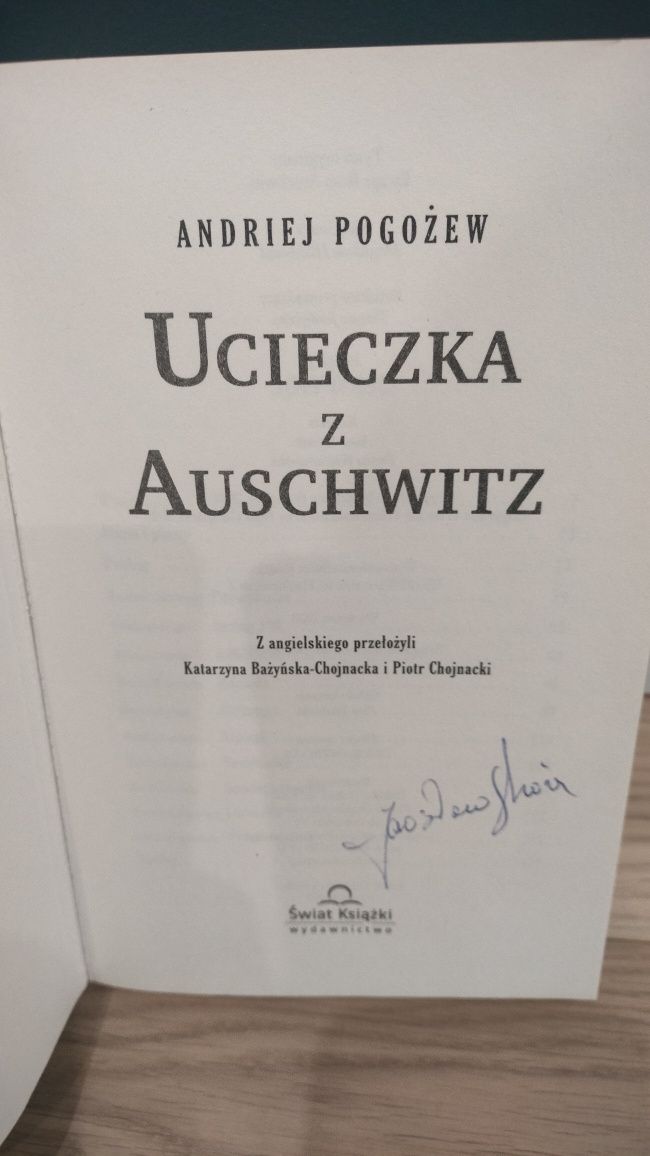 Książka Ucieczka z Auschwitz Andriej Pogożew