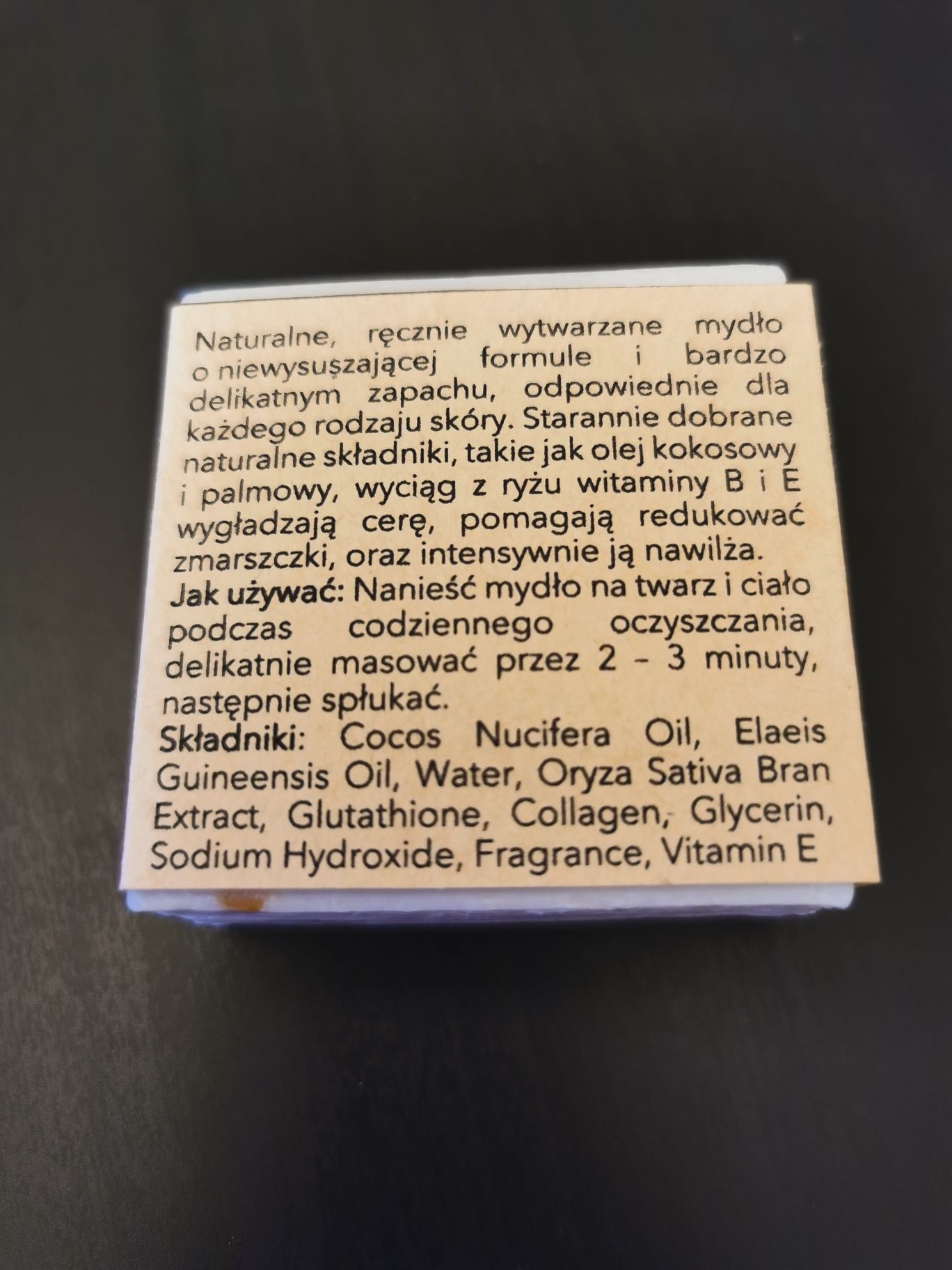 Mydelko mydło ryżowe naturalne 65g