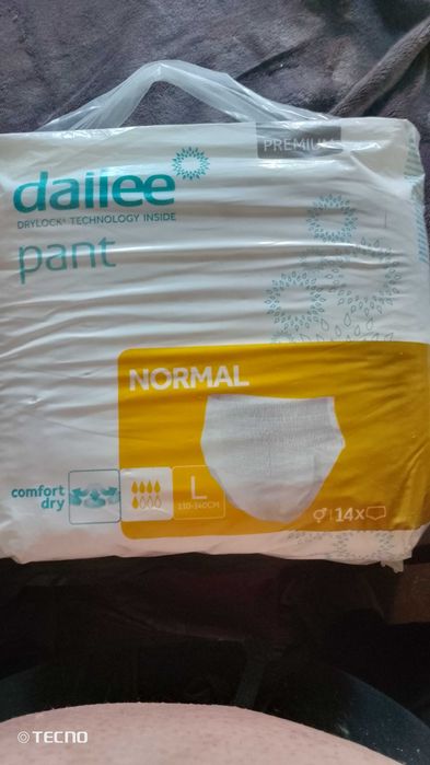 Продам трусы-памперсы dailee размеры L и XL