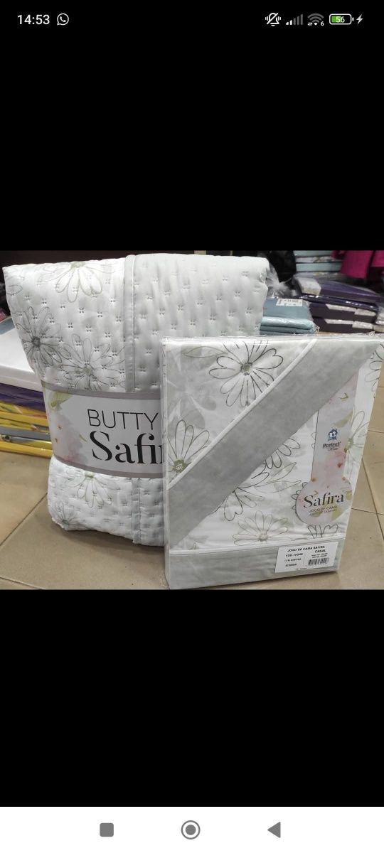 Conjunto de cama safiras