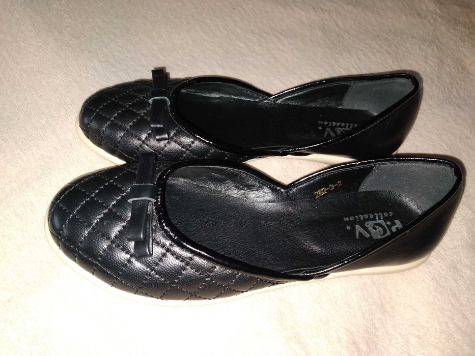 Распродаж!!!Нові повністью шкірян балетки PGV