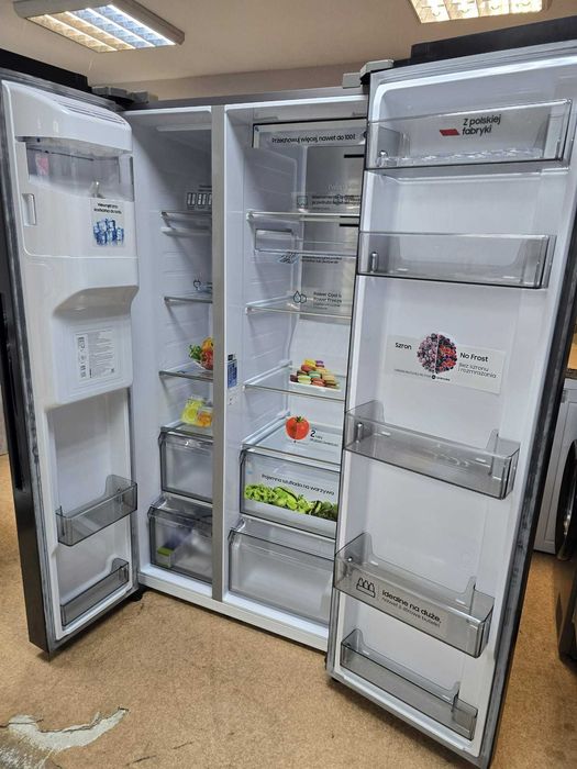 OUTLET nowa Lodówka Samsung kostkarka RS68A8842B1 Side by Side K5