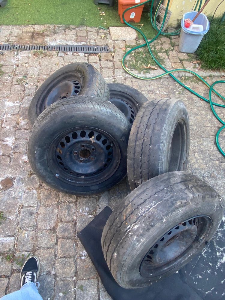 5 jantes 15” de ferro mercedes