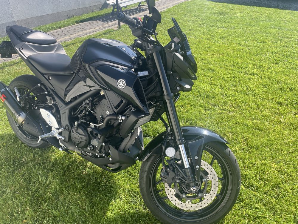 Yamaha MT 03 320/125, 2020r Akrapovic 250/125