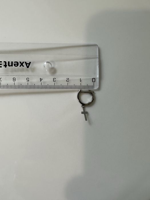 Срібні сережки з хрестиками | 925 проба | Ідеальний стан