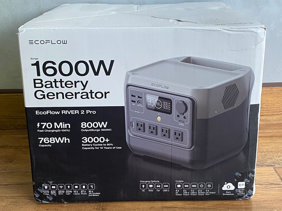 NEW Зарядна станція EcoFlow River 2 Pro 768Wh USA *НОВА* *НАЯВНІСТЬ*