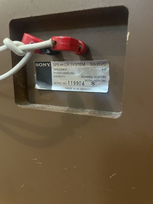 Monitory 3 drozne Sony SS-2070 SEAS  wspaniały  dzwięk
