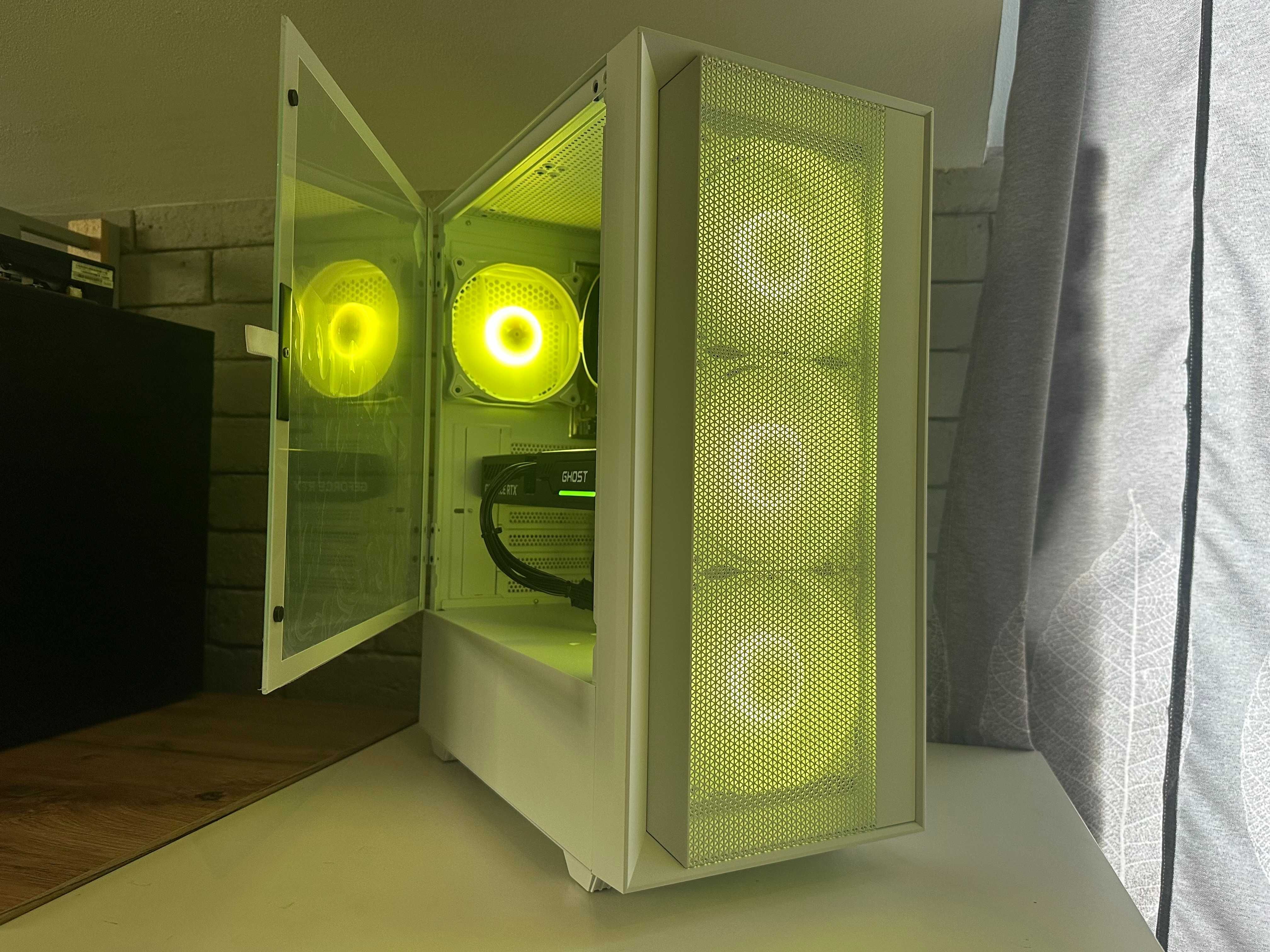 Komputer RTX 5060/Ryzen 5 5500/ARGB/16GB RAM DDR4/Biały/GAMINGOWY
