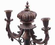Candelabro antigo em bronze
