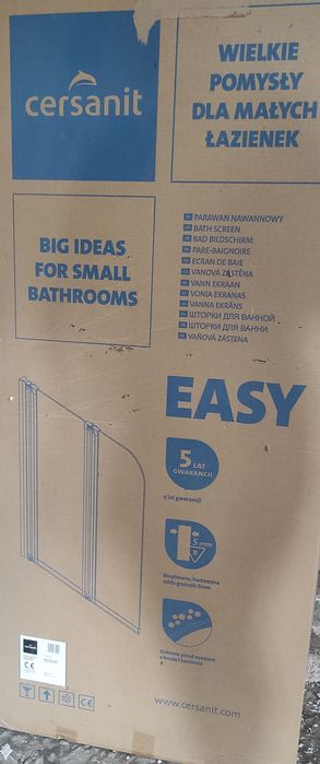 Nowy Parawan wannowy Cersanit