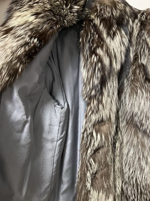 Futro naturalne z lisa srebrnego