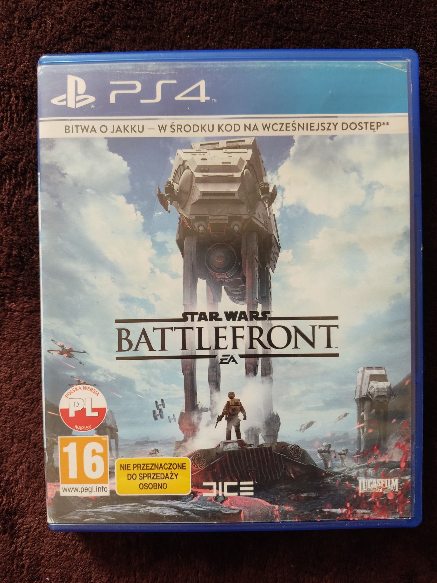BATTLEFRONT диск Sony PlayStation 4