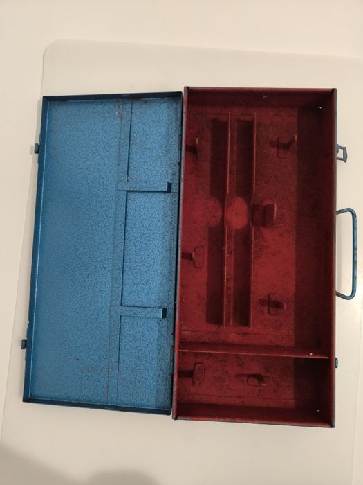 Caixa vintage de ferramentas