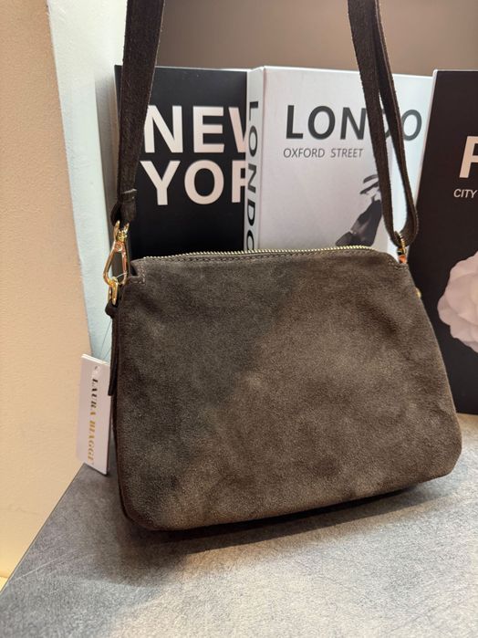 Сумочка з натуральної замші Італія