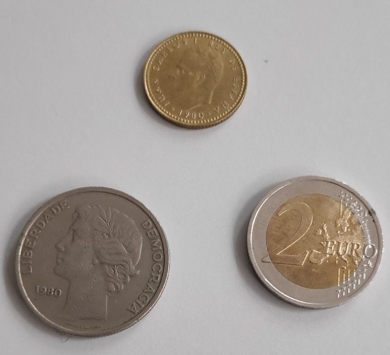Moedas colecção diversas