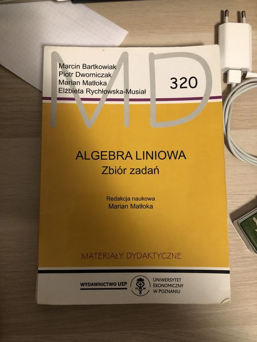 Algebra Liniowa Marian Matłoka zbiór zadań