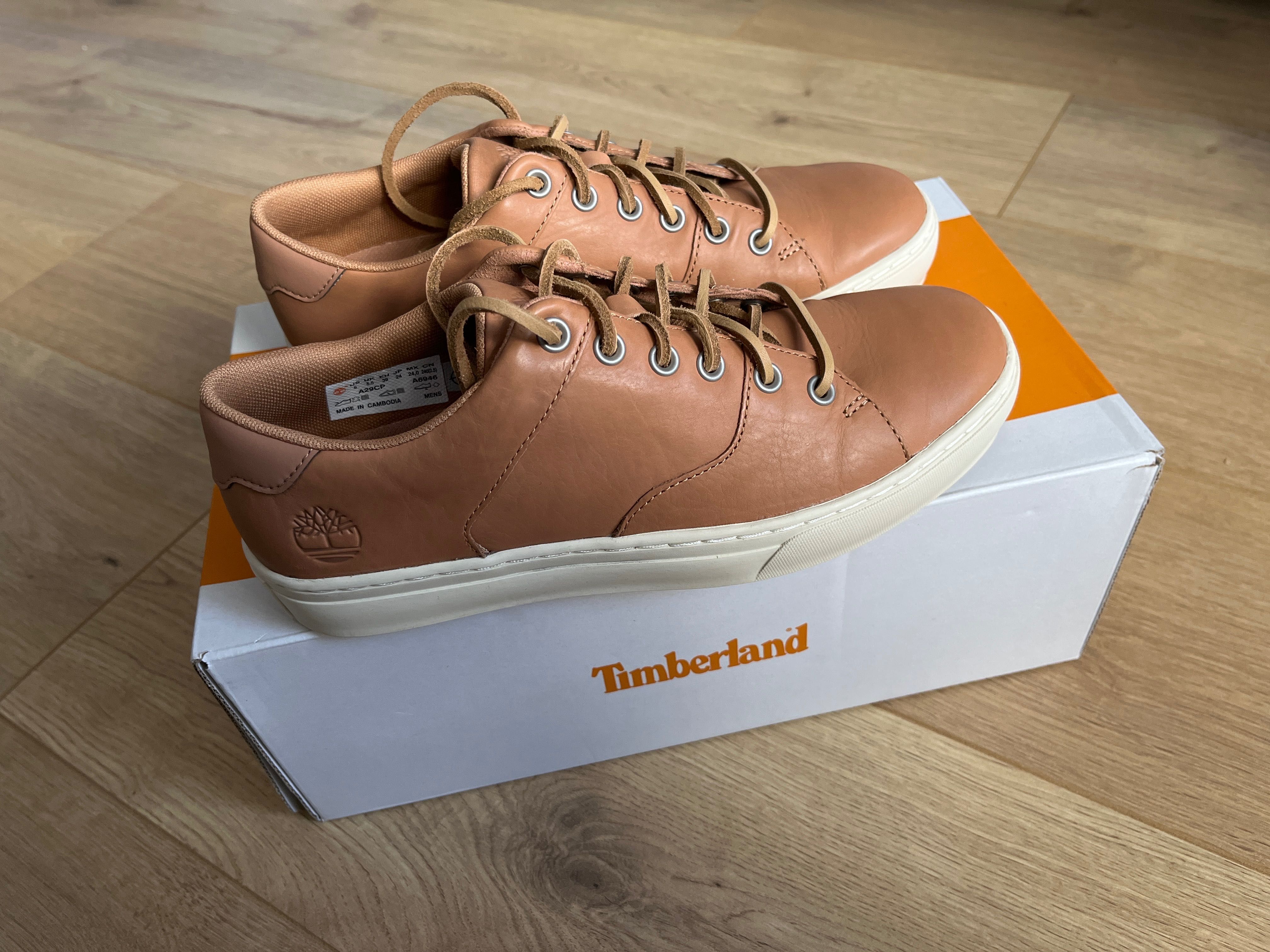 Timberland nowe skórzane buty rozm. 39 męskie unisex sneakersy półbuty