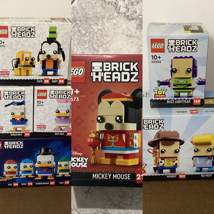 LEGO BRICK HEADZ 40377/40378/40476/40477/40552/40553/40673
