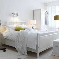 IKEA HEMNES białe łóżko sypialniane z materacem 140x200cm TRANSPORT