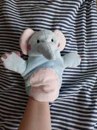 Игрушка на руку кукольный театр слон