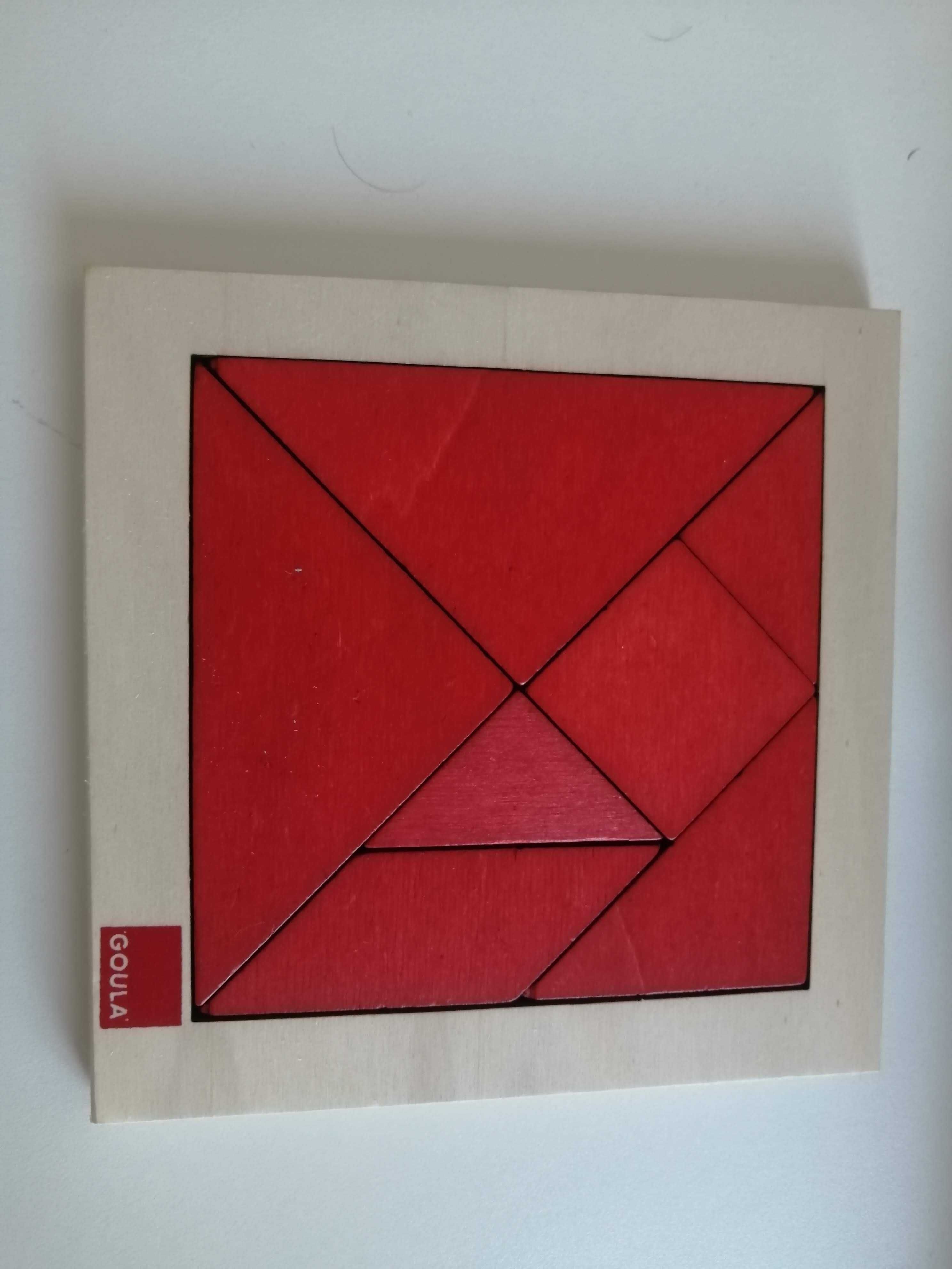 Tangram vermelho