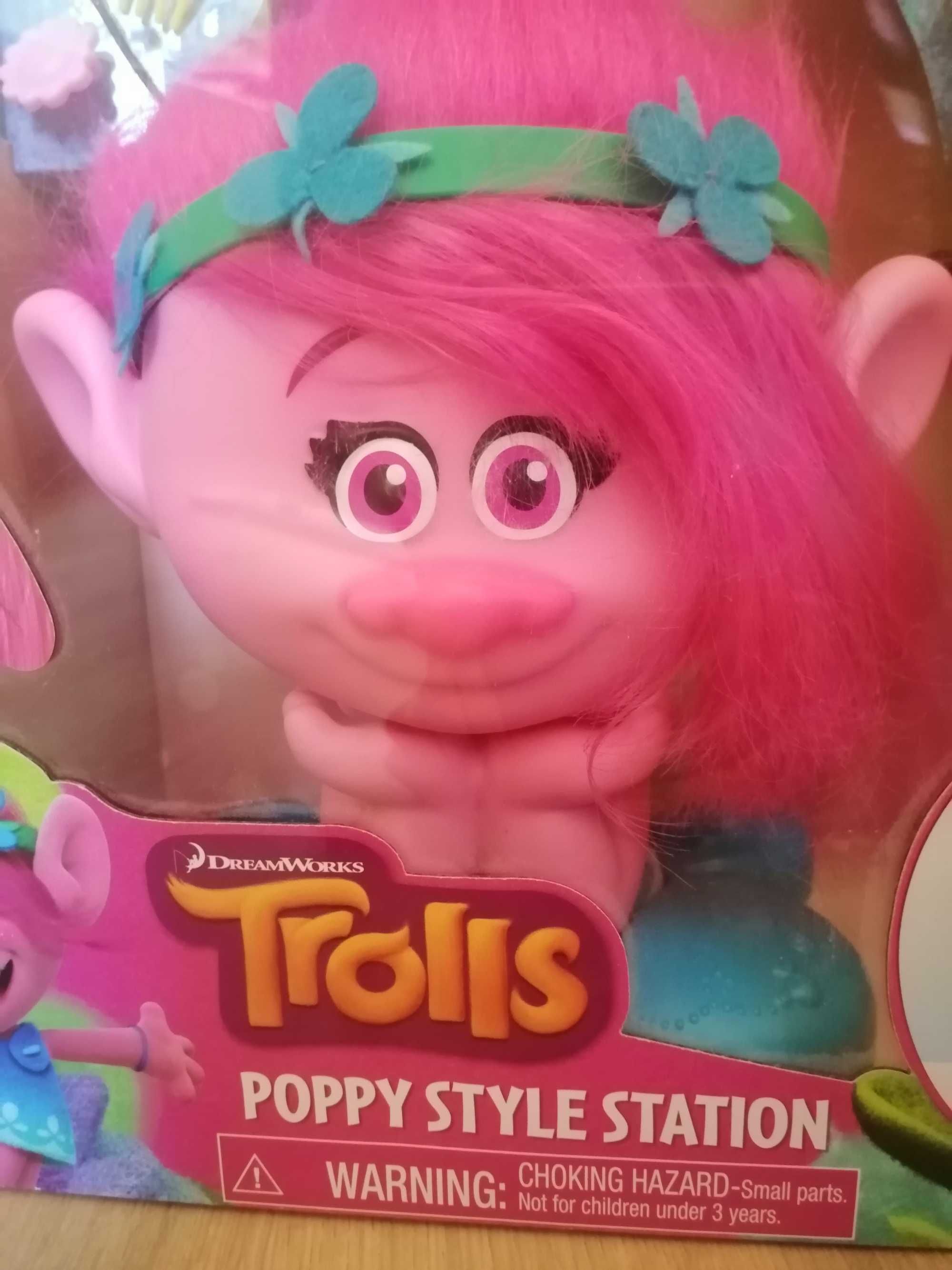 Poppy - nowa Głowa do czesania, stylizacji, trolle