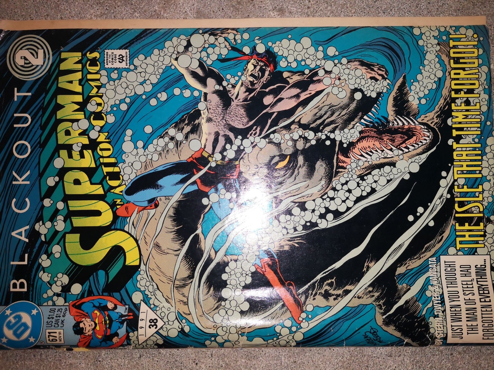 Superman komiks oryginał z US nr 671 Nov 91 (11/91)