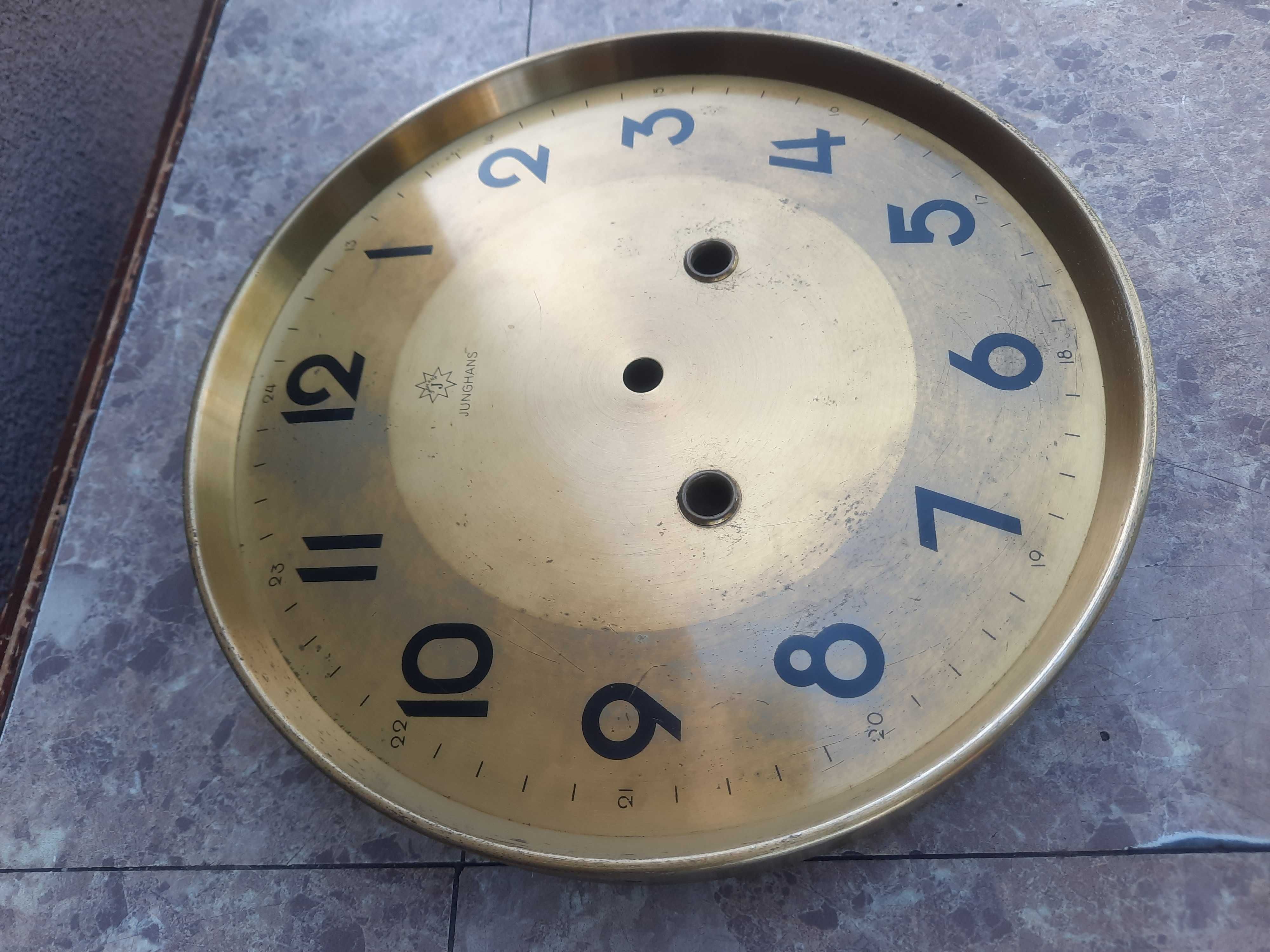457 Tarcza starego zegara Junghans 20,5cm 62/34