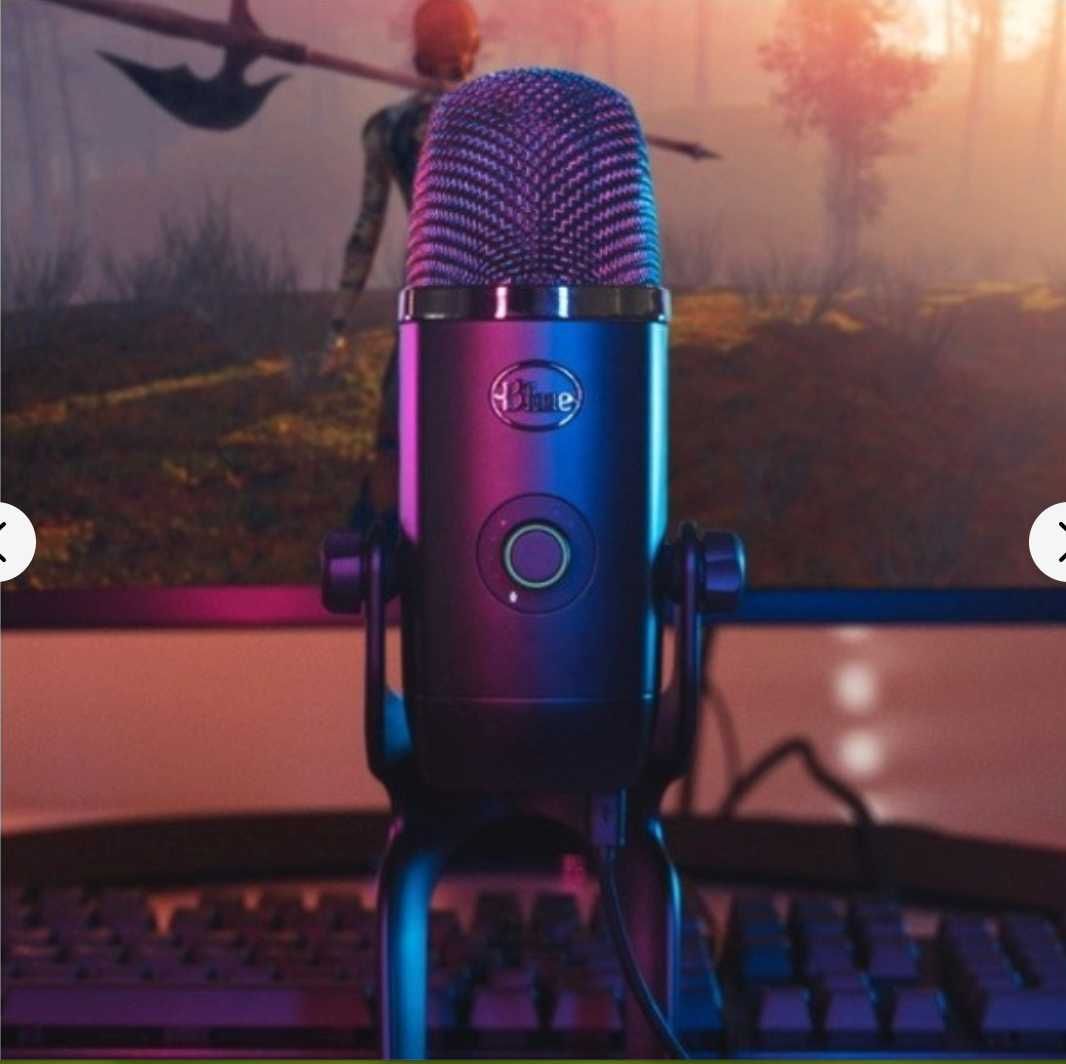 Микрофон Blue Yeti X для стримингу - подкастов - ASMR