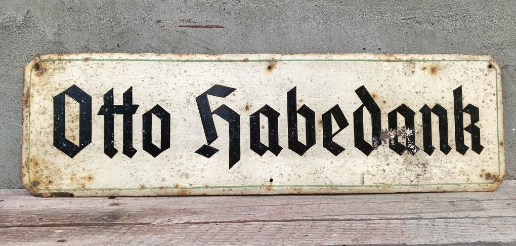 Szyld tablica II wojna , III Rzesza, Królewiec