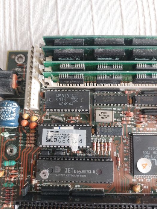 Placa-mãe M919A00 AMD 386 SX-40